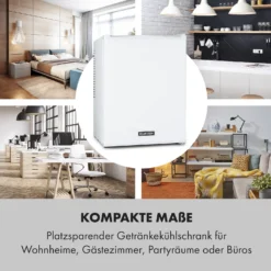 Happy Hour 33 Minibar 33L 5-15°C EEK G 25dB LED-Licht 2 Happy Hour 33 Minibar 33L 5-15°C EEK G 25dB LED-Licht -Klarstein Verkaufs 10035243 de 0003 logo