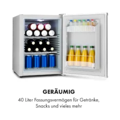 Klarstein Happy Hour Minibar 40L 5-15°C 23 DB LED-Licht -Klarstein Verkaufs 10035246 de 0004 logo