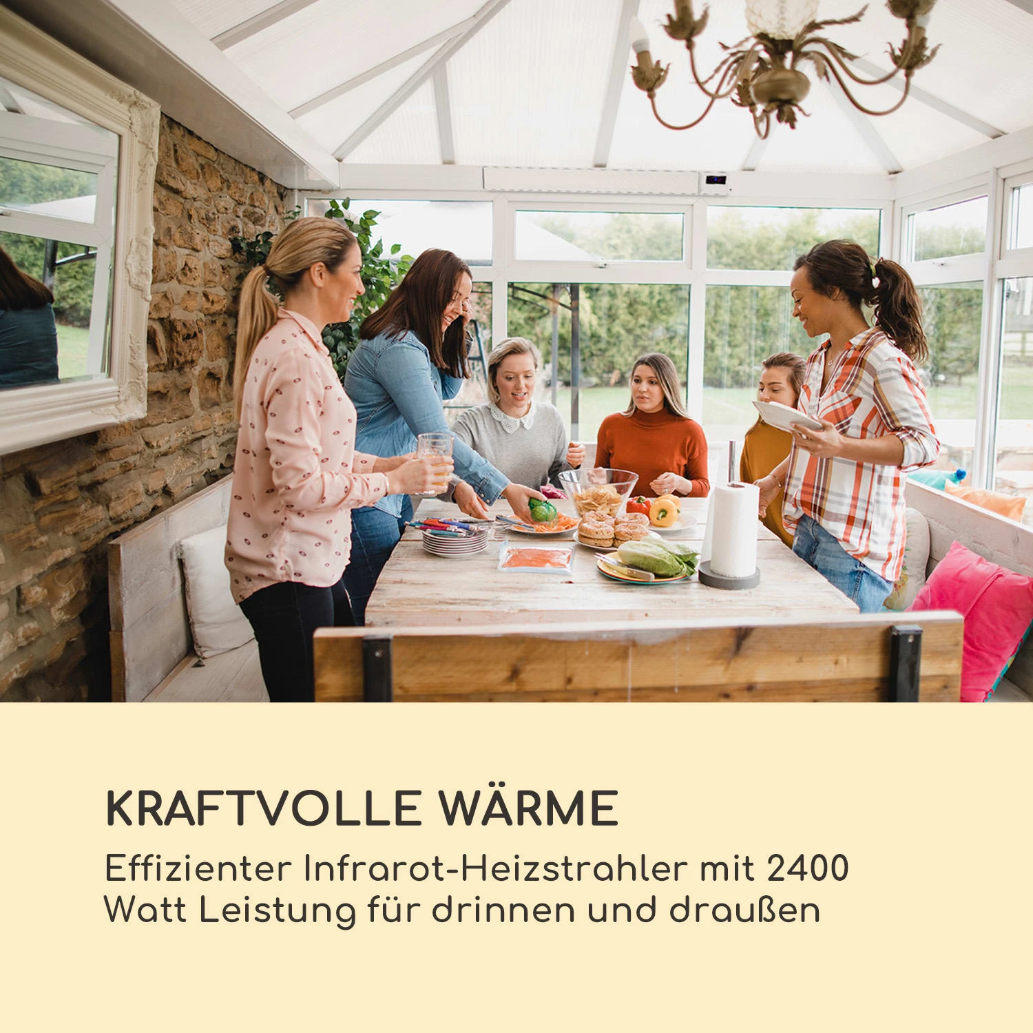 Cosmic Beam Smart 24 Infrarot-Heizstrahler 2400W App-Steuerung Fernbedienung Cosmic Beam Smart 24 Infrarot-Heizstrahler 2400W App-Steuerung Fernbedienung -Klarstein Verkaufs 10035257 de 0003 logo