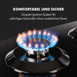 Victoria 4 Zonen Gaskochfeld 4-flammig Sabaf-Brenner Glaskeramik -Klarstein Verkaufs 10035271 de 0005 logo