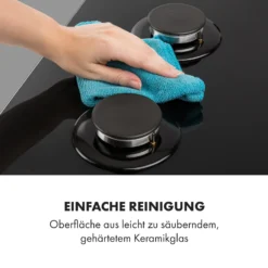 Victoria 4 Zonen Gaskochfeld 4-flammig Sabaf-Brenner Glaskeramik -Klarstein Verkaufs 10035271 de 0009 logo