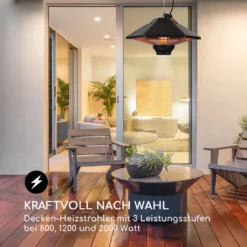 Heat Hexa Infrarot-Heizstrahler 800/1200/2000W Halogen IP34 LED 2 Heat Hexa Infrarot-Heizstrahler 800/1200/2000W Halogen IP34 LED -Klarstein Verkaufs 10035285 de 0003 logo