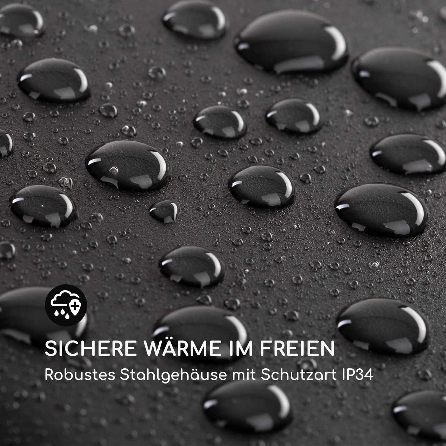 Heat Hexa Infrarot-Heizstrahler 800/1200/2000W Halogen IP34 LED Heat Hexa Infrarot-Heizstrahler 800/1200/2000W Halogen IP34 LED -Klarstein Verkaufs 10035285 de 0005 logo