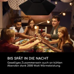 Heat Hexa Infrarot-Heizstrahler 800/1200/2000W Halogen IP34 LED 6 Heat Hexa Infrarot-Heizstrahler 800/1200/2000W Halogen IP34 LED -Klarstein Verkaufs 10035285 de 0007 logo