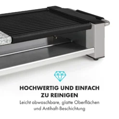 Bistecca Raclette 1200W Metall / Stein 8 Personen Kontroll-LED 2 Bistecca Raclette 1200W Metall / Stein 8 Personen Kontroll-LED -Klarstein Verkaufs 10035293 de 0003 logo