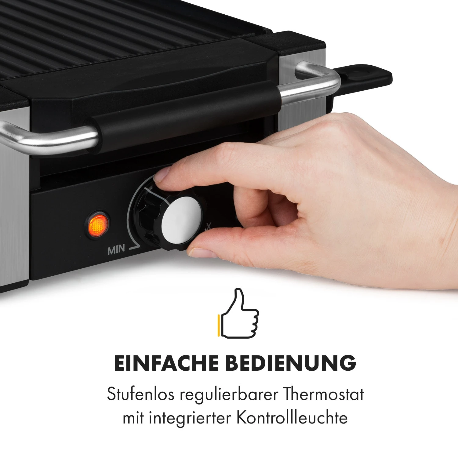 Bistecca Raclette 1200W Metall / Stein 8 Personen Kontroll-LED Bistecca Raclette 1200W Metall / Stein 8 Personen Kontroll-LED -Klarstein Verkaufs 10035293 de 0007 logo