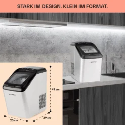 Partytime Eiswürfelmaschine Klareis 15kg/24h Edelstahl 5 Partytime Eiswürfelmaschine Klareis 15kg/24h Edelstahl -Klarstein Verkaufs 10035294 de 0006 usp