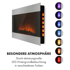 Basel Illumine Elektrokamin Flammenillusion 2000 W 2 Stufen Dimmbar -Klarstein Verkaufs 10035297 de 0003 logo