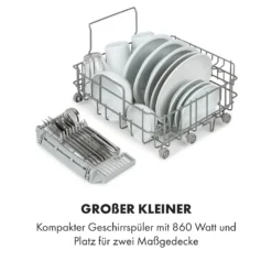 Oceana Geschirrspüler Freistehend Installationsfrei 2 Gedecke 860W -Klarstein Verkaufs 10035304 de 0009 logo