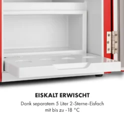 Audrey Mini 2in1 Kühlschrank EEC F Gefrierfach LED -Klarstein Verkaufs 10035311 de 0004 logo