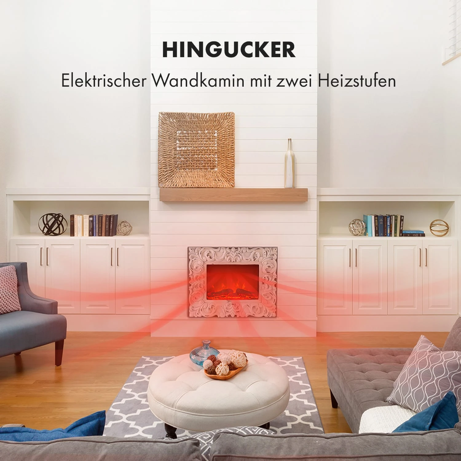 Alpbach Snow Elektrischer Kamin 1800W 2 Heizstufen 65 cm weißer Rahmen Alpbach Snow Elektrischer Kamin 1800W 2 Heizstufen 65 Cm Weißer Rahmen -Klarstein Verkaufs 10035315 de 0002 logo