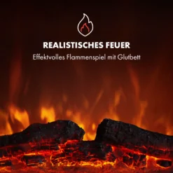 Alpbach Snow Elektrischer Kamin 1800W 2 Heizstufen 65 Cm Weißer Rahmen 6 Alpbach Snow Elektrischer Kamin 1800W 2 Heizstufen 65 Cm Weißer Rahmen -Klarstein Verkaufs 10035315 de 0007 logo