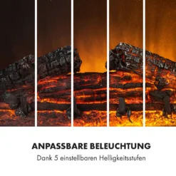 Carinthia Elektrokamin 1800W LED Wochentimer Fernbedienung Heizer -Klarstein Verkaufs 10035316 de 0007 logo