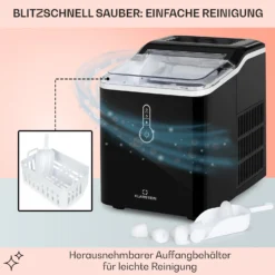 Chillout Eiswürfelmaschine Bulleteis 12kg/24h Wassertank: 1,5 L -Klarstein Verkaufs 10035320 de 0005 usp