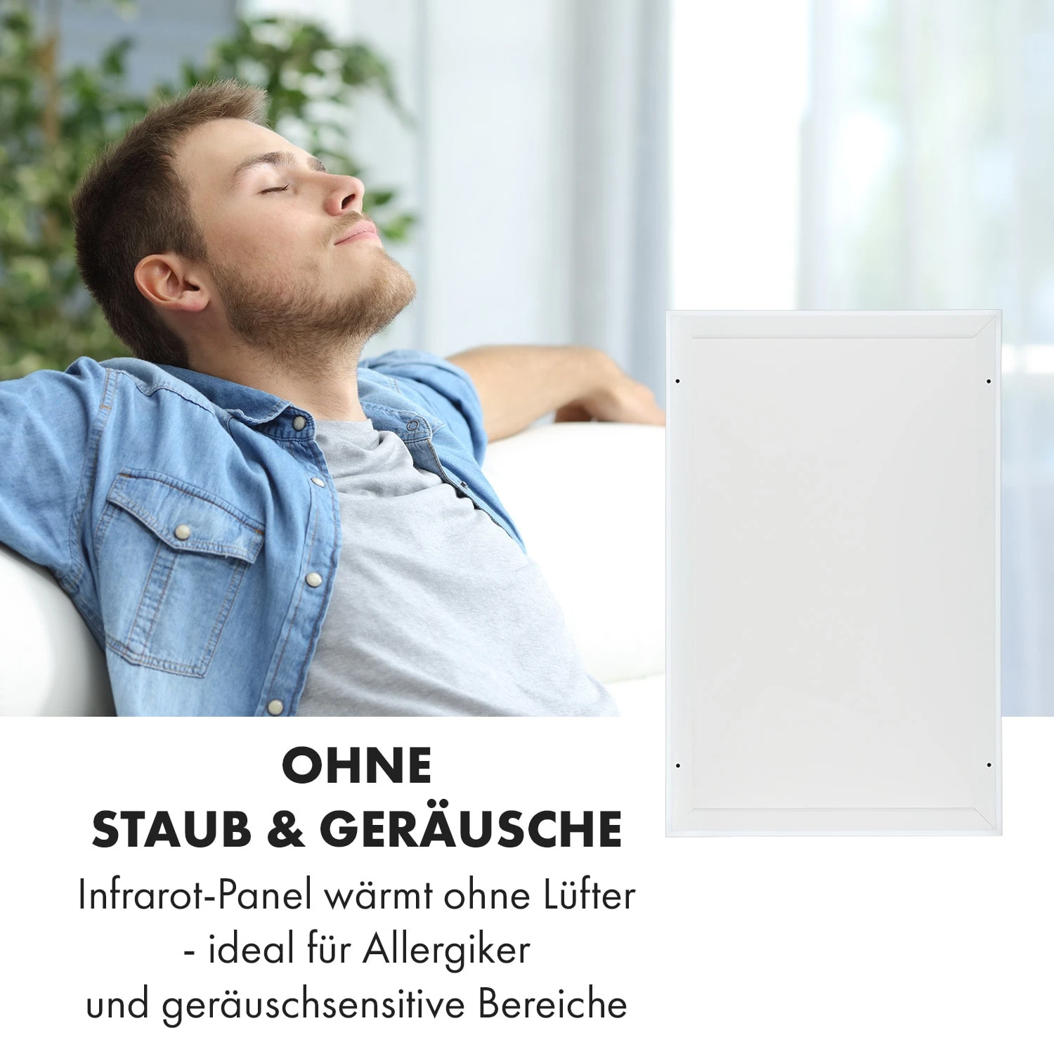 Midnight Sun Decken-Infrarotheizung 130,5 x 70,5 cm 800 W Midnight Sun Decken-Infrarotheizung 130,5 X 70,5 Cm 800 W -Klarstein Verkaufs 10035323 de 0008 logo