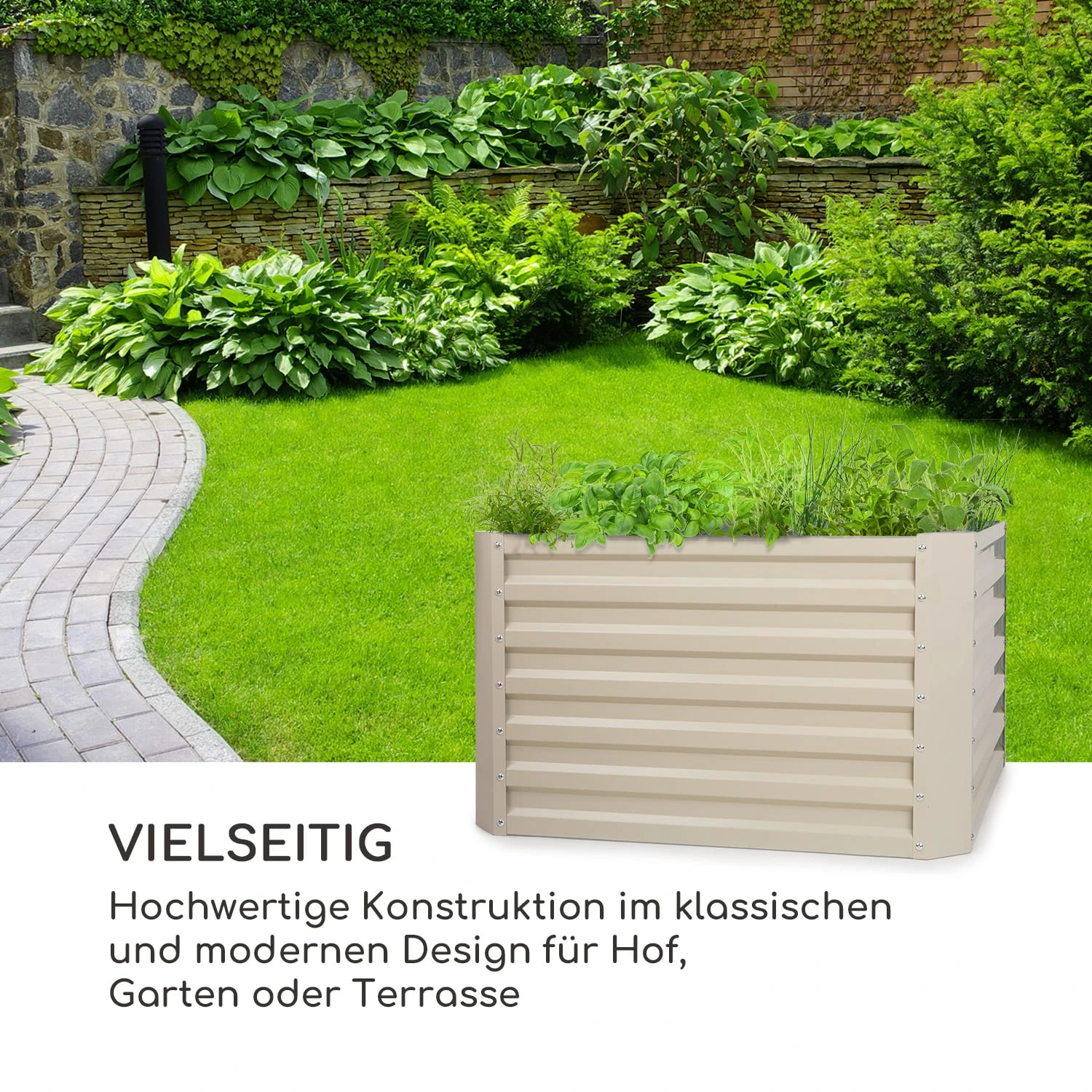 High Grow Straight Hochbeet 100x60x100cm 600l Stahl High Grow Straight Hochbeet 100x60x100cm 600l Stahl -Klarstein Verkaufs 10035333 de 0002 logo