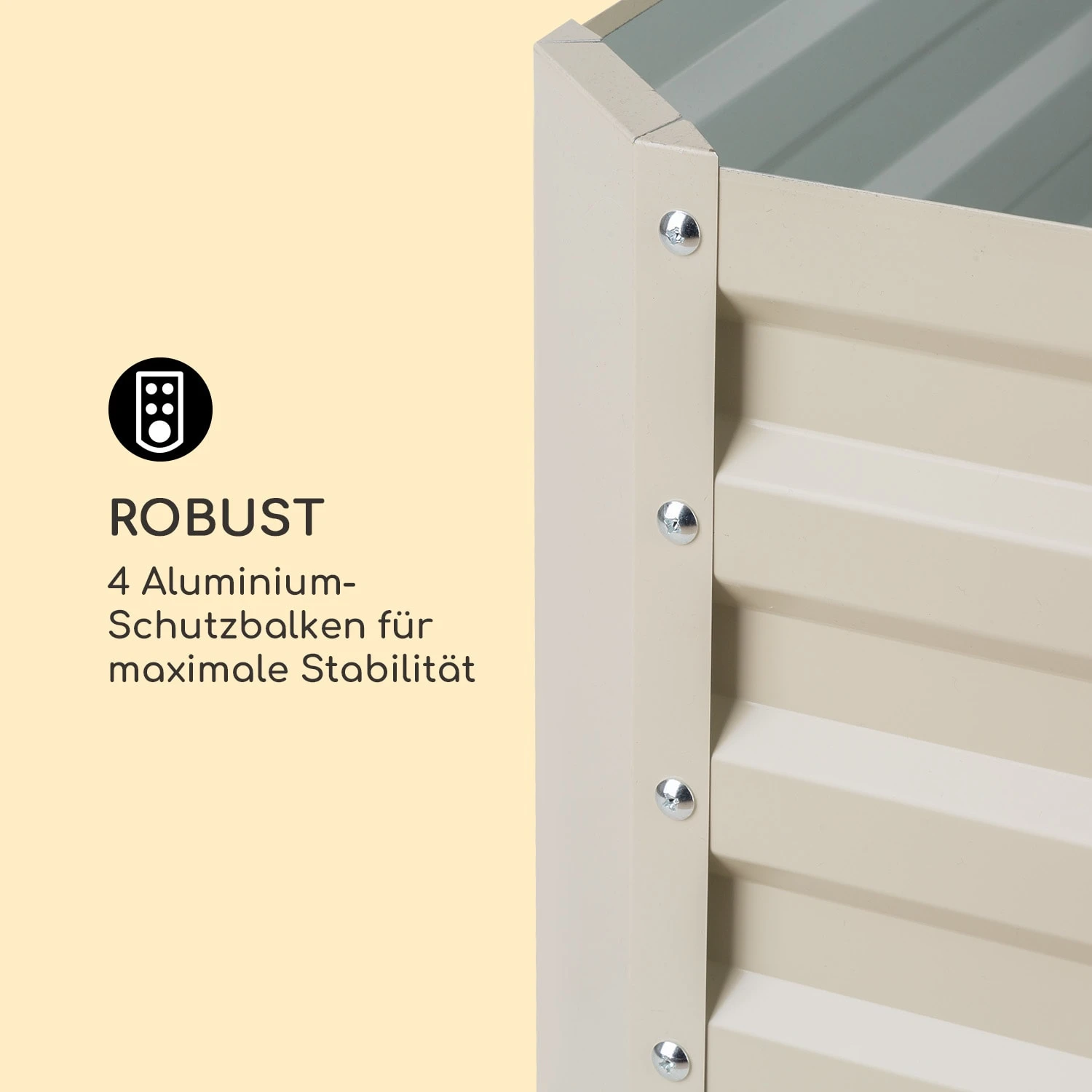 High Grow Straight Hochbeet 100x60x100cm 600l Stahl High Grow Straight Hochbeet 100x60x100cm 600l Stahl -Klarstein Verkaufs 10035333 de 0005 logo