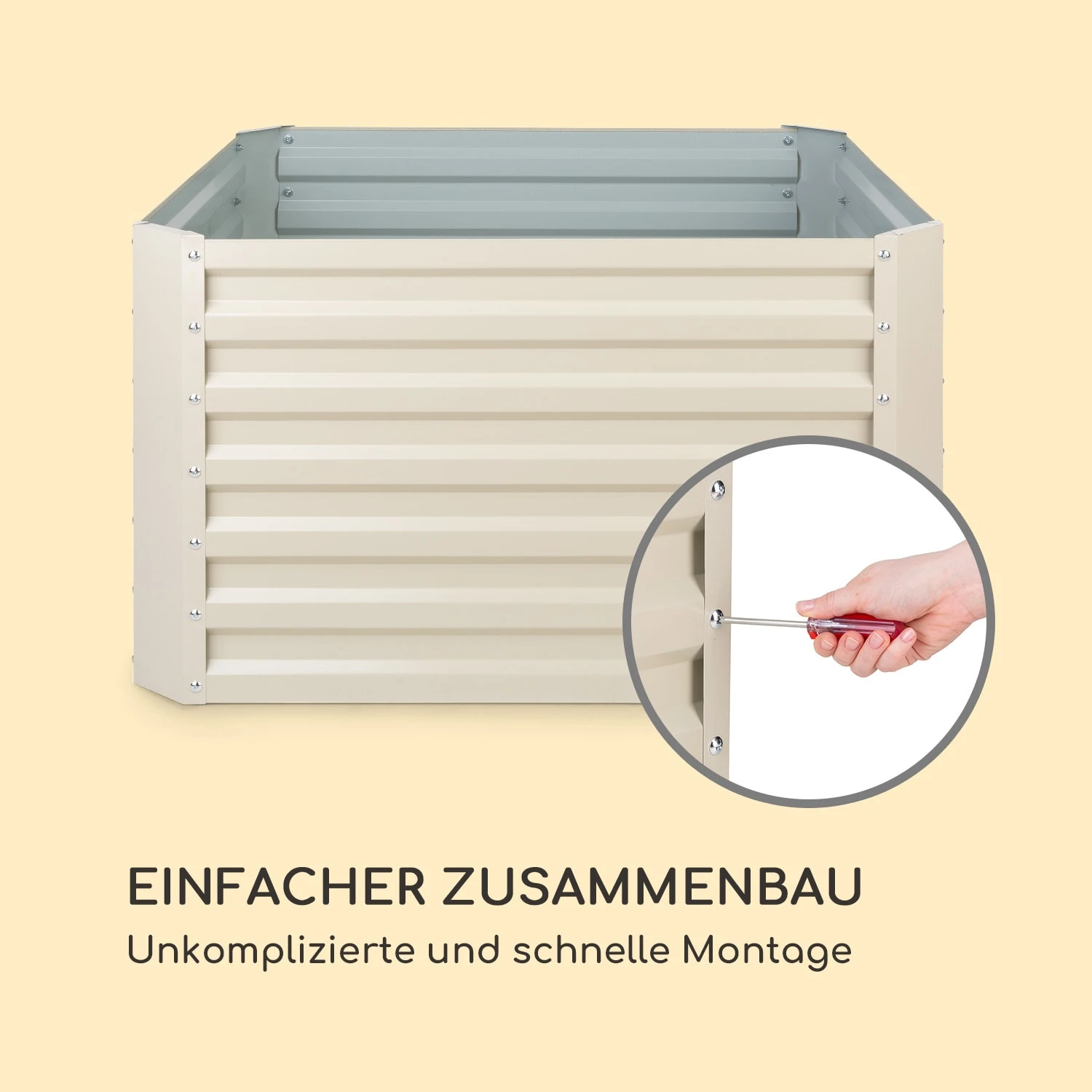 High Grow Straight Hochbeet 100x60x100cm 600l Stahl High Grow Straight Hochbeet 100x60x100cm 600l Stahl -Klarstein Verkaufs 10035333 de 0007 logo