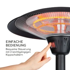 Loras Infrarot-Heizstrahler Carbon-Heizspiralen 2100W IP44 4 Loras Infrarot-Heizstrahler Carbon-Heizspiralen 2100W IP44 -Klarstein Verkaufs 10035343 de 0007 logo