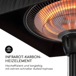 Loras Style Tisch-Heizstrahler Karbon-IR-Heizelement 1500W -Klarstein Verkaufs 10035344 de 0004 logo