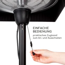 Loras Style Tisch-Heizstrahler Karbon-IR-Heizelement 1500W -Klarstein Verkaufs 10035344 de 0008 logo