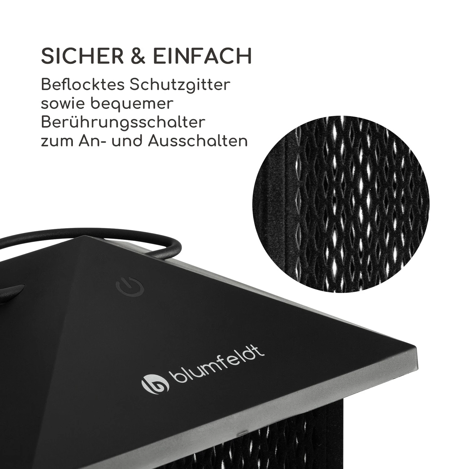 Heat Tower Infrarot-Heizstrahler 1500W Carbon-Heizelement IP55 Heat Tower Infrarot-Heizstrahler 1500W Carbon-Heizelement IP55 -Klarstein Verkaufs 10035348 de 0006 logo