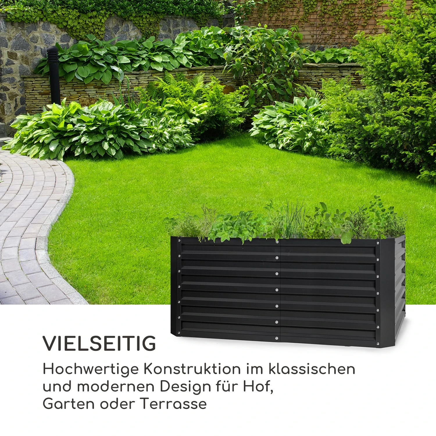 High Grow Straight Hochbeet 120x60x60cm 432l Stahl High Grow Straight Hochbeet 120x60x60cm 432l Stahl -Klarstein Verkaufs 10035350 de 0002 logo