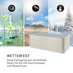 High Grow Straight Hochbeet 200x60x100cm 1200l Stahl -Klarstein Verkaufs 10035352 de 0006 logo