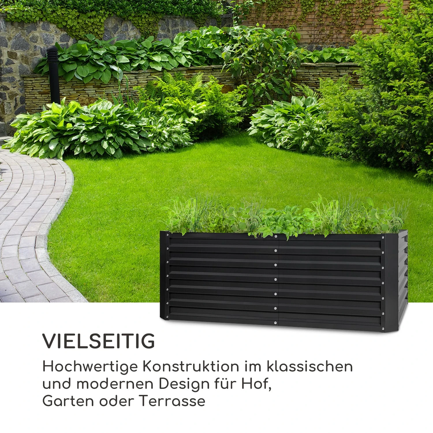 High Grow Straight Hochbeet 200x60x100cm 1200l Stahl High Grow Straight Hochbeet 200x60x100cm 1200l Stahl -Klarstein Verkaufs 10035353 de 0002 logo