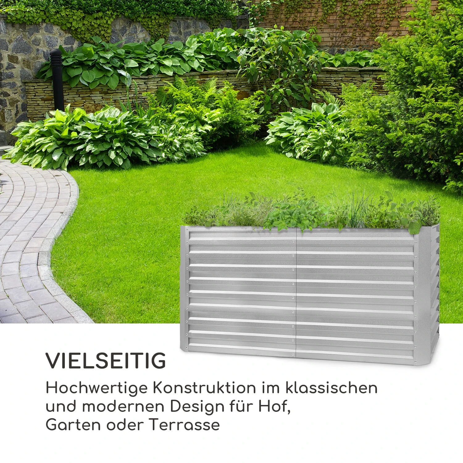 High Grow Straight Hochbeet 200x90x100cm 1800l Stahl High Grow Straight Hochbeet 200x90x100cm 1800l Stahl -Klarstein Verkaufs 10035354 de 0002 logo