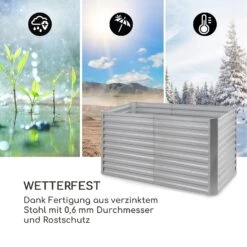 High Grow Straight Hochbeet 200x90x100cm 1800l Stahl 5 High Grow Straight Hochbeet 200x90x100cm 1800l Stahl -Klarstein Verkaufs 10035354 de 0006 logo