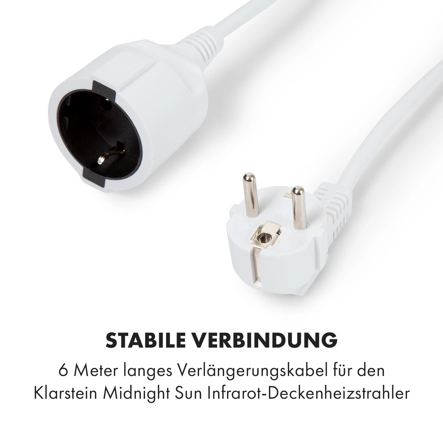 Midnight Sun Decken-Infrarotheizung 6 Meter Verlängerungskabel Midnight Sun Decken-Infrarotheizung 6 Meter Verlängerungskabel -Klarstein Verkaufs 10035359 de 0003 logo