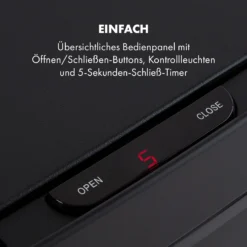 Royal Trash Matte Black Sensor-Mülleimer 72 Liter Edelstahl 5 Royal Trash Matte Black Sensor-Mülleimer 72 Liter Edelstahl -Klarstein Verkaufs 10035365 de 0006 logo
