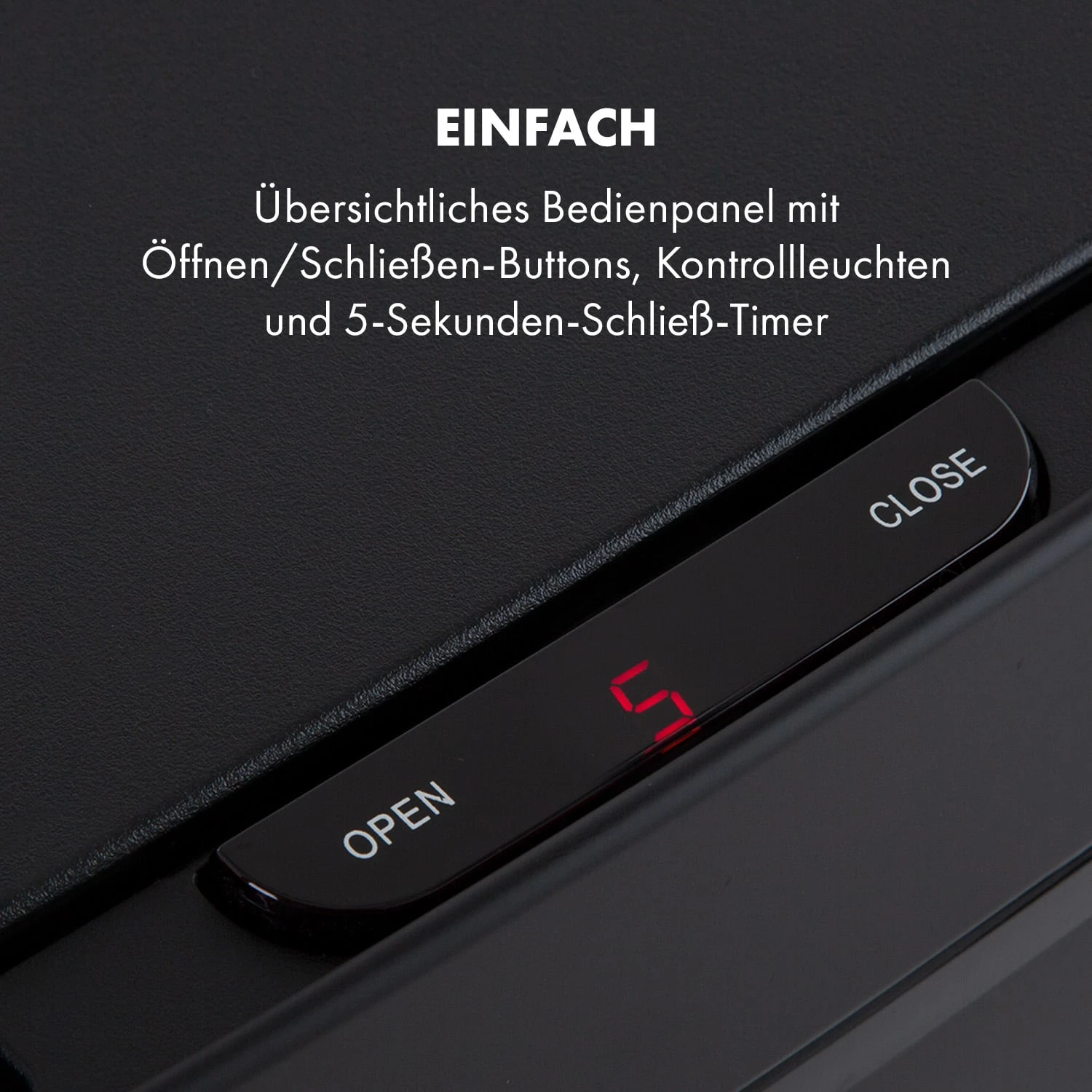 Royal Trash Matte Black Sensor-Mülleimer 72 Liter Edelstahl Royal Trash Matte Black Sensor-Mülleimer 72 Liter Edelstahl -Klarstein Verkaufs 10035365 de 0006 logo