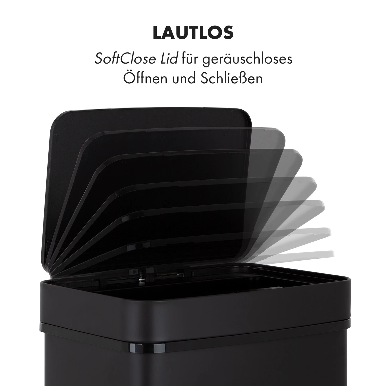 Royal Trash Matte Black Sensor-Mülleimer 72 Liter Edelstahl Royal Trash Matte Black Sensor-Mülleimer 72 Liter Edelstahl -Klarstein Verkaufs 10035365 de 0010 logo