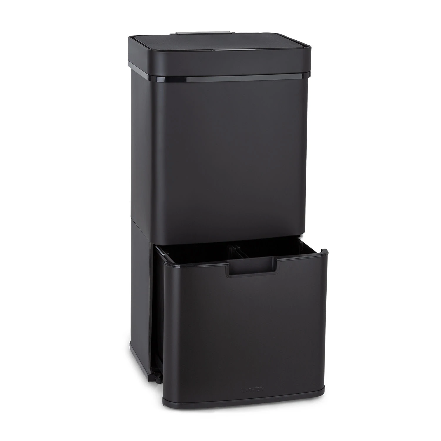 Royal Trash Matte Black Sensor-Mülleimer 72 Liter Edelstahl Royal Trash Matte Black Sensor-Mülleimer 72 Liter Edelstahl -Klarstein Verkaufs 10035365 yy 0001 titel
