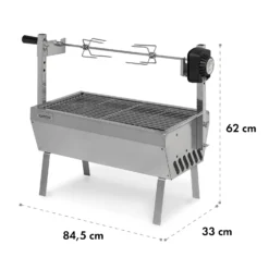 Sauenland Mini Rotisserie-Grill Drehspieß 4W 12kg Max. Edelstahl 6 Sauenland Mini Rotisserie-Grill Drehspieß 4W 12kg Max. Edelstahl -Klarstein Verkaufs 10035371 yy 0007 dimensions
