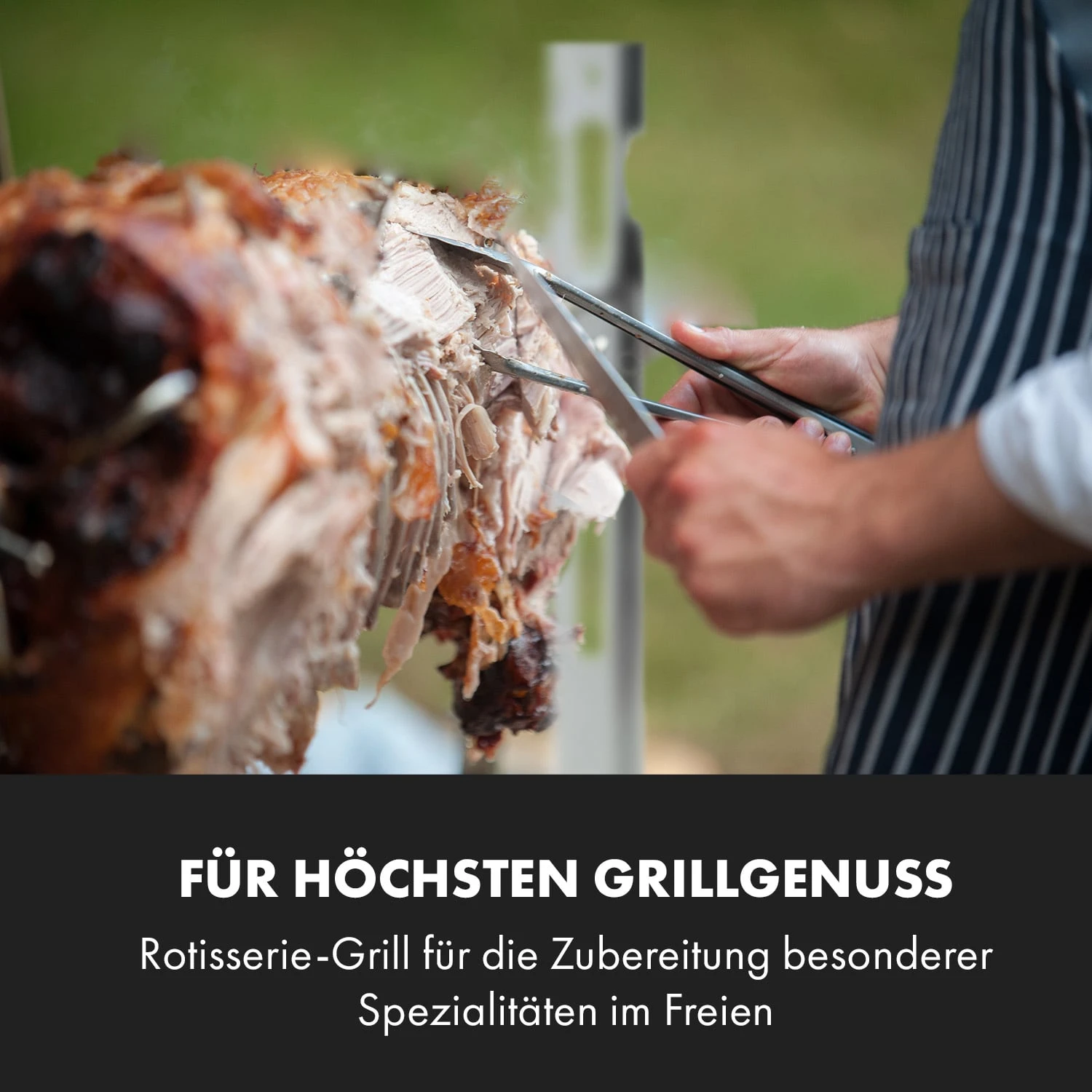 Sauenland Survivor Spanferkelgrill Drehspieß 12W 70kg max. Edelstahl Sauenland Survivor Spanferkelgrill Drehspieß 12W 70kg Max. Edelstahl -Klarstein Verkaufs 10035372 de 0002 logo