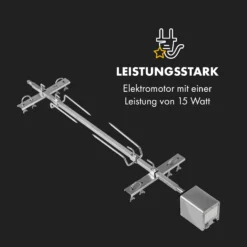 Sauenland Pro XL Spanferkelgrill Drehspieß 15W 4 Rollen Edelstahl 4 Sauenland Pro XL Spanferkelgrill Drehspieß 15W 4 Rollen Edelstahl -Klarstein Verkaufs 10035373 de 0005 logo