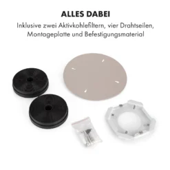 Skyfall Smart Inselabzugshaube Ø45cm Umluft 402m³/h LED -Klarstein Verkaufs 10035378 de 0008 logo