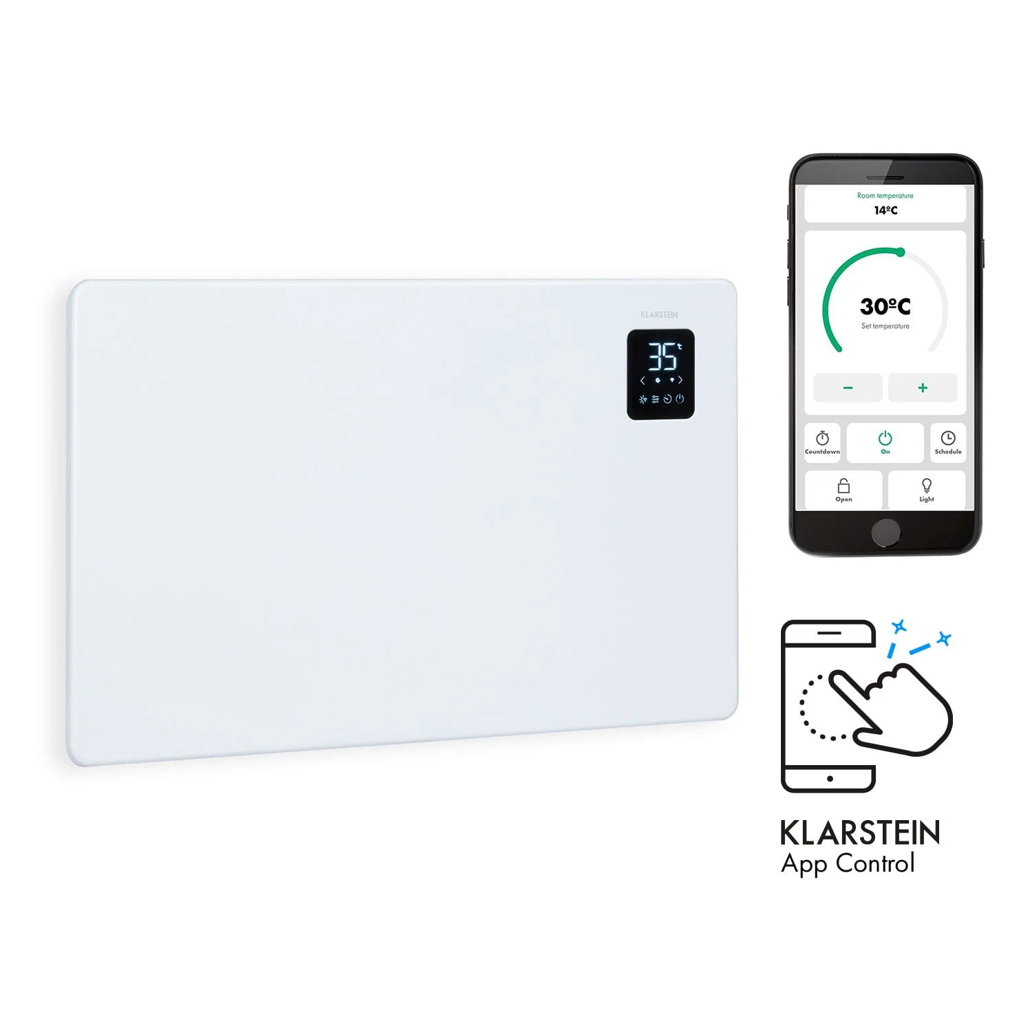 Bansin Smart 1500 Konvektionsheizgerät 1500W App-Steuerung -Klarstein Verkaufs 10035400 yy 0001 titel Klarstein Bansin Smart 1500 Konvektor weiss