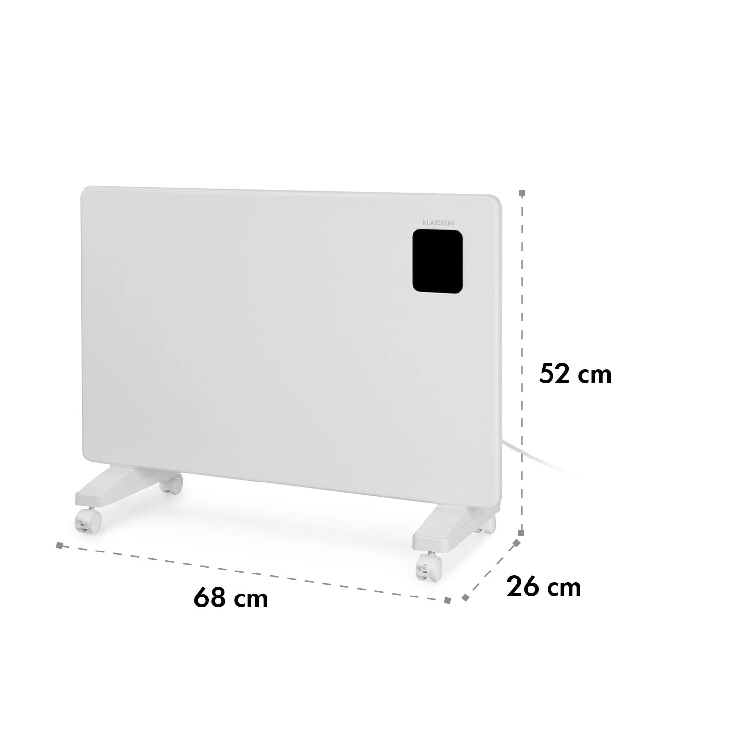 Bansin Smart 1500 Konvektionsheizgerät 1500W App-Steuerung -Klarstein Verkaufs 10035400 yy 0009 logo Klarstein Bansin Smart 1500 Konvektor weiss
