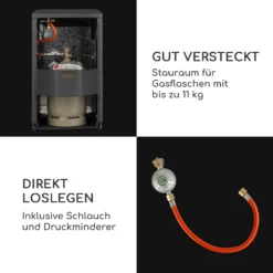 Andora Gasheizofen Gasheizer 3 Heizstufen Bis 4,2kW -Klarstein Verkaufs 10035405 de 0003 logo