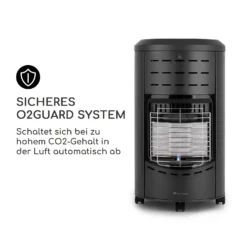 Andora Gasheizofen Gasheizer 3 Heizstufen Bis 4,2kW -Klarstein Verkaufs 10035405 de 0005 logo