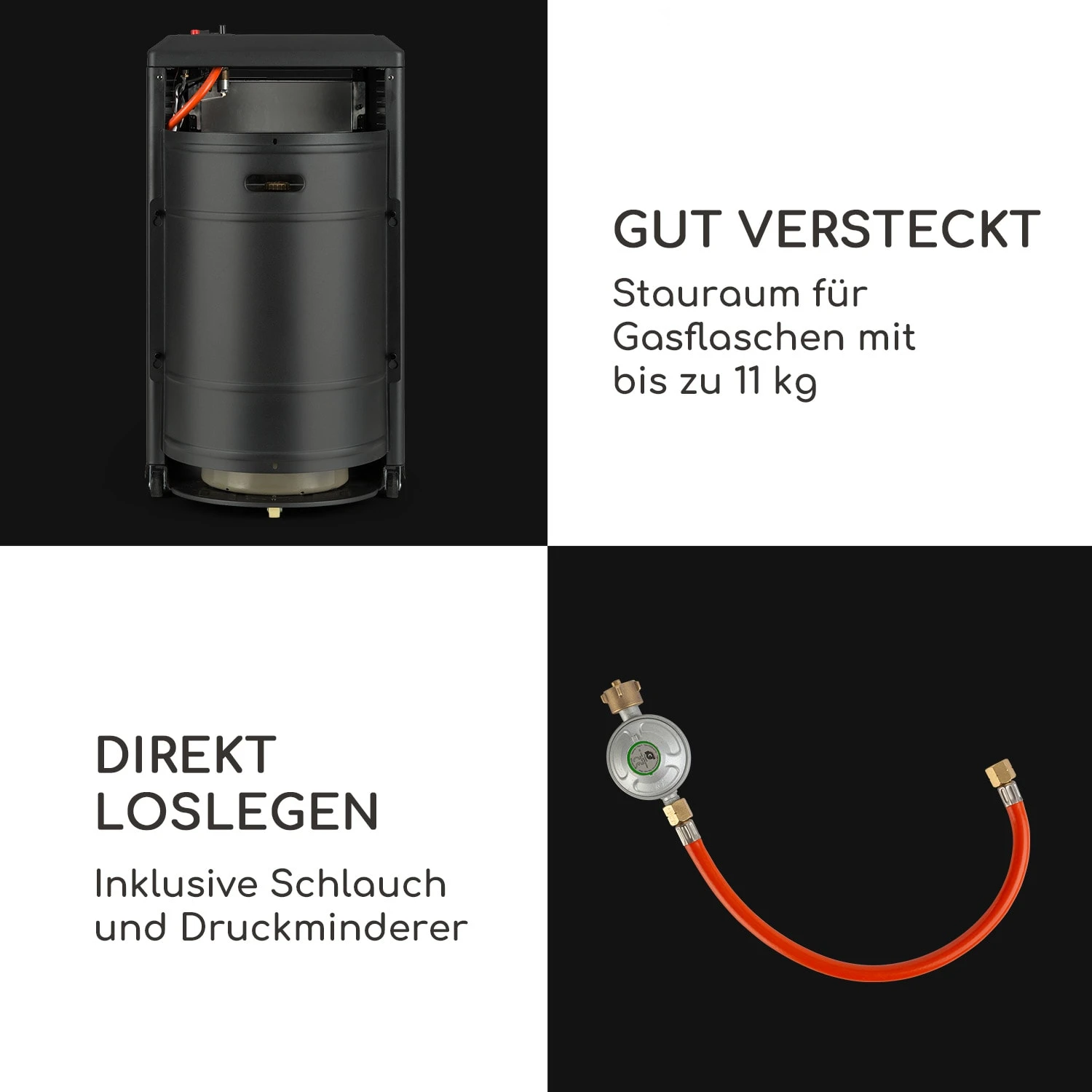 Andora Deluxe Gasheizofen Gasheizer Feuerschein bis 3,4kW Andora Deluxe Gasheizofen Gasheizer Feuerschein Bis 3,4kW -Klarstein Verkaufs 10035406 de 0004 logo