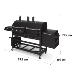 Kingsville Smoker Kombigrill Gas Kohle Smoker 13,5kW 3+1 Brenner -Klarstein Verkaufs 10035409 yy 0011 logo