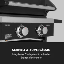 Valdosta 2.0 Gasgrill 2x3,6kW Brenner Edelstahl -Klarstein Verkaufs 10035413 de 0007 logo
