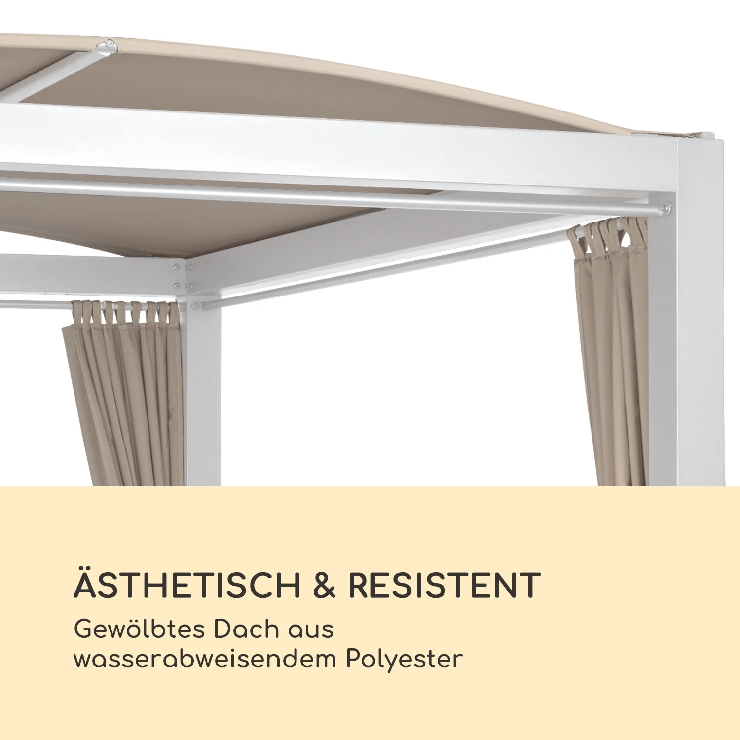 Eremitage Double XL Sunbed 2 Pers Stahl-Rahmen Sonnendach Vorhänge Eremitage Double XL Sunbed 2 Pers Stahl-Rahmen Sonnendach Vorhänge -Klarstein Verkaufs 10035430 de 0005 logo