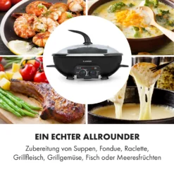 Szechuan 2-in-1 Hot Pot Und Grillplatte 5l Vol. 1350 / 600 W 4 Szechuan 2-in-1 Hot Pot Und Grillplatte 5l Vol. 1350 / 600 W -Klarstein Verkaufs 10035431 de 0005 logo