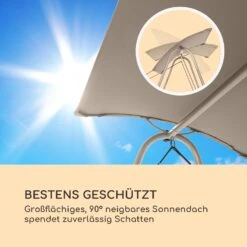 Garden Grove Gartenliege Swing Bed Stahlrahmen Sonnendach Polyester 4 Garden Grove Gartenliege Swing Bed Stahlrahmen Sonnendach Polyester -Klarstein Verkaufs 10035432 de 0005 logo